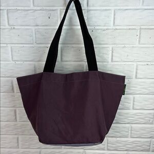 HERVÉ CHAPELIER PARIS NYLON SHOPPER TOTE PLUM AND LAVENDER MADE IN FRANCE